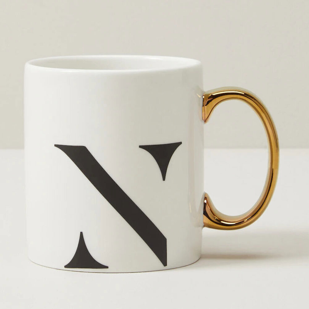 MONOGRAM MUG - WHITE - VARIOUS LETTERS - Picture 15 of 15